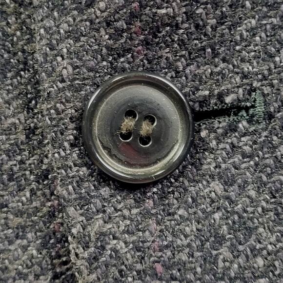 Cellini 100% Silk Plaid Suit Jacket - Picture 4 of 10